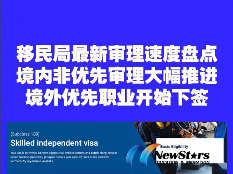澳洲技术移民审理变慢了？解读 121/122 部长令优先级变动